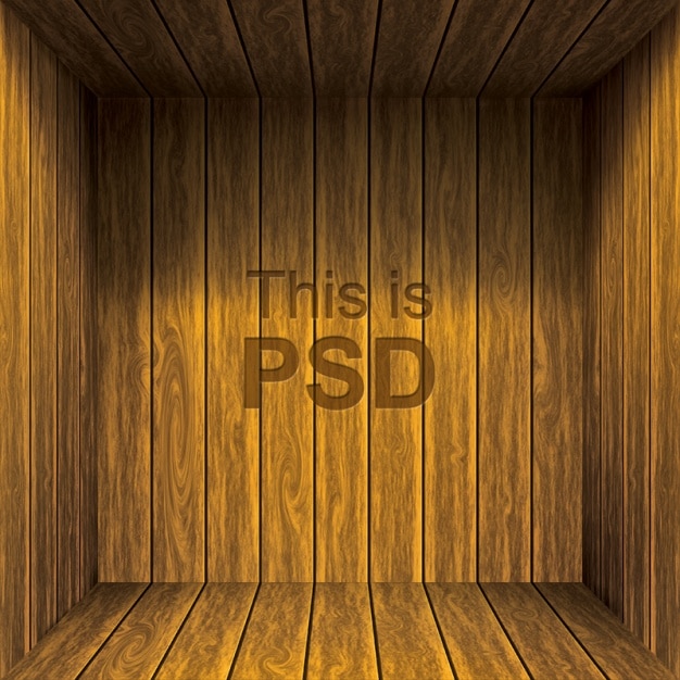 PSD gratuito diseño de fondo de madera