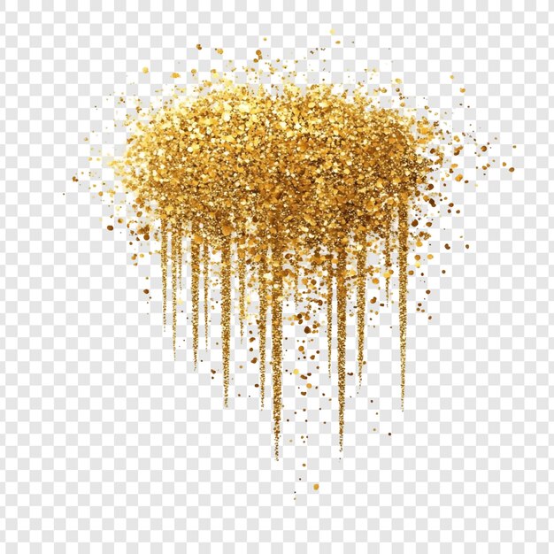 Diseño de goteo de brillo dorado textura de fondo brillante