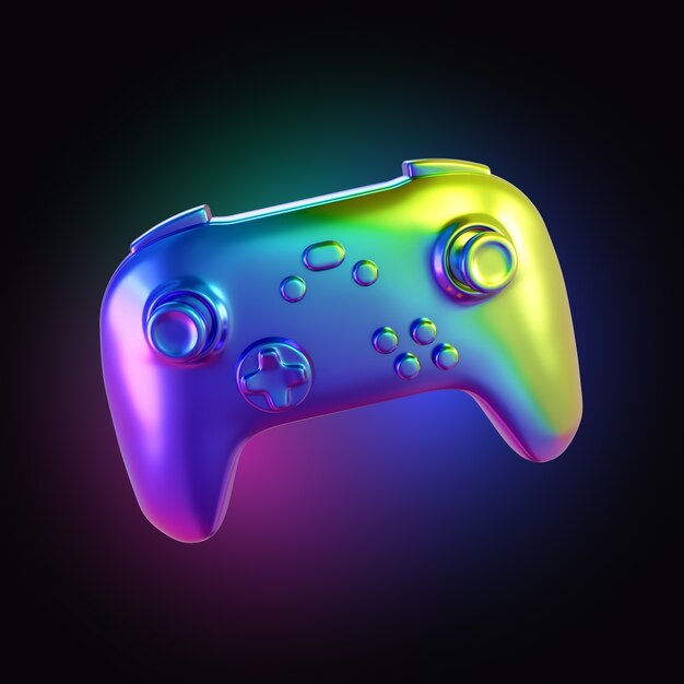 Diseño del icono del controlador de neón