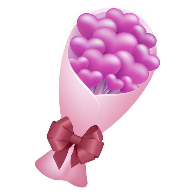 PSD gratuito diseño del icono del día de san valentín