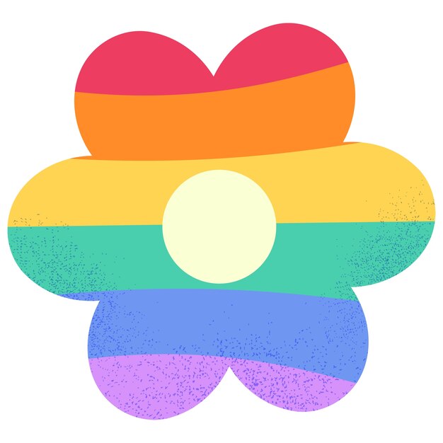 Diseño del icono del mes del orgullo