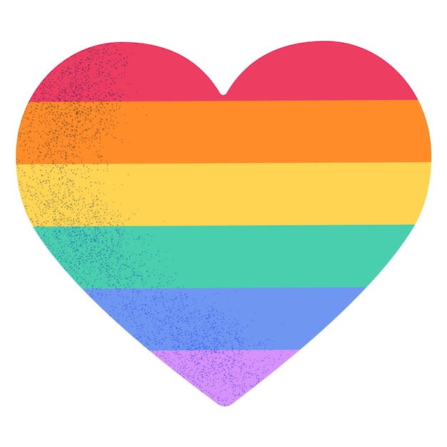 Diseño del icono del mes del orgullo