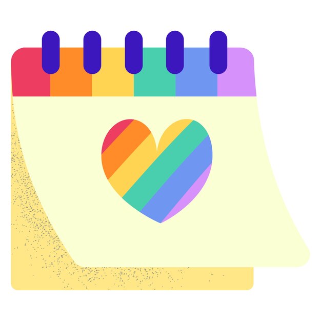 Diseño del icono del mes del orgullo