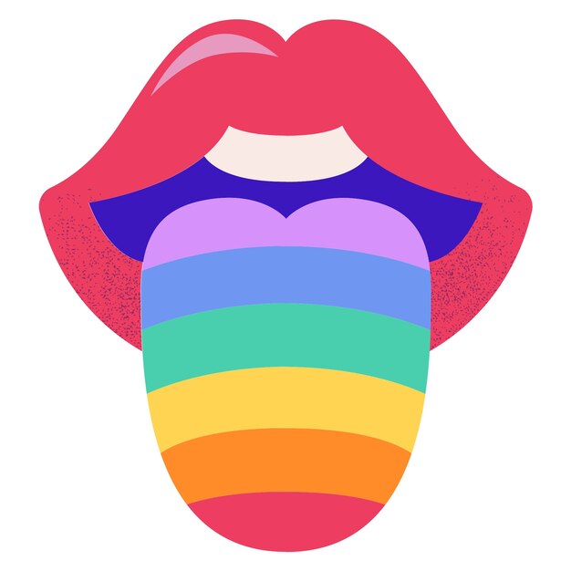 Diseño del icono del mes del orgullo
