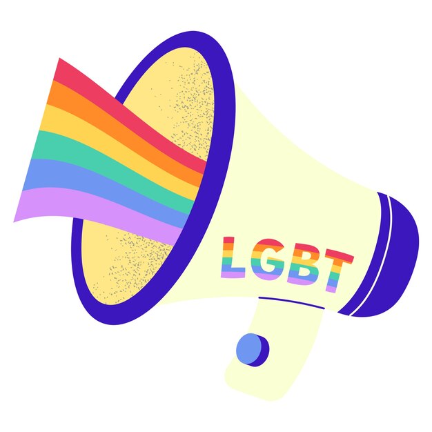 Diseño del icono del mes del orgullo