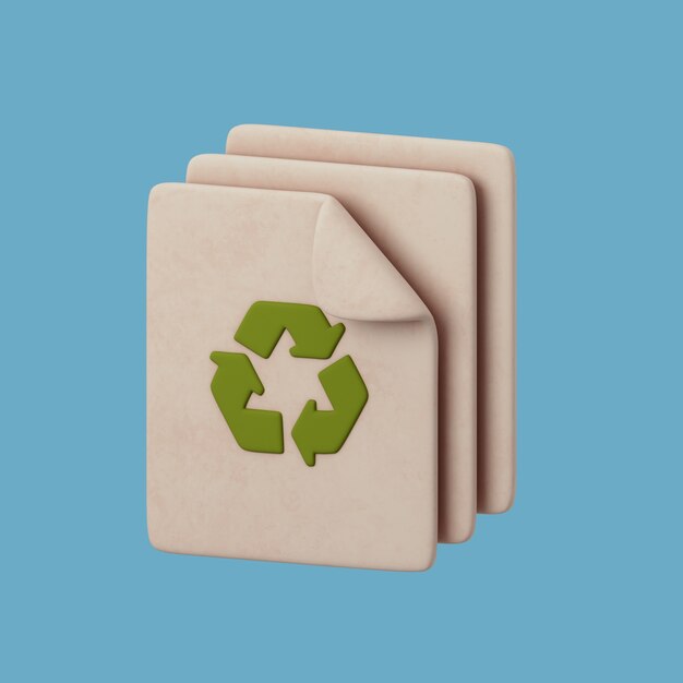 Diseño del icono de reciclaje
