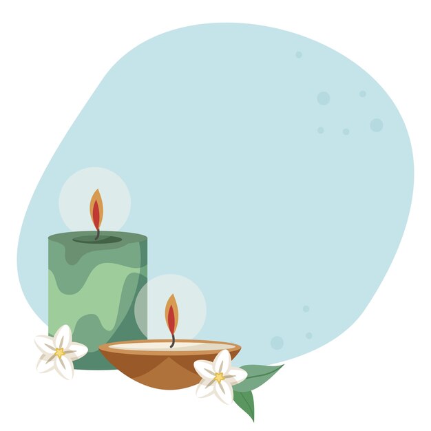 Diseño del icono del spa aislado