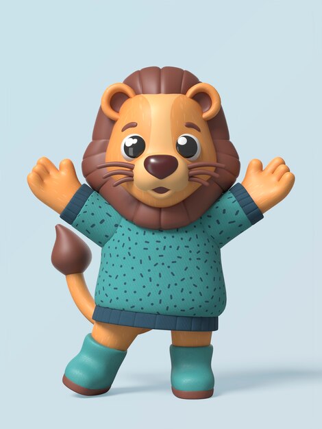 Diseño de iconos de animales antropomórficos