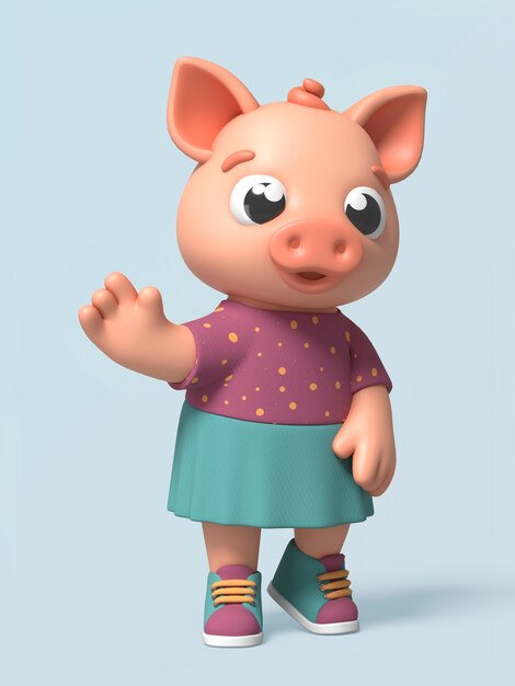 Diseño de iconos de animales antropomórficos