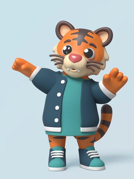 Diseño de iconos de animales antropomórficos