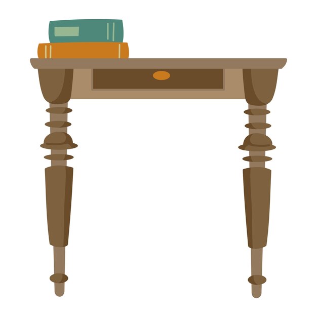 Diseño de íconos de muebles aislados