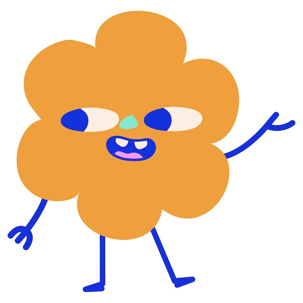 Diseño de iconos de personajes divertidos