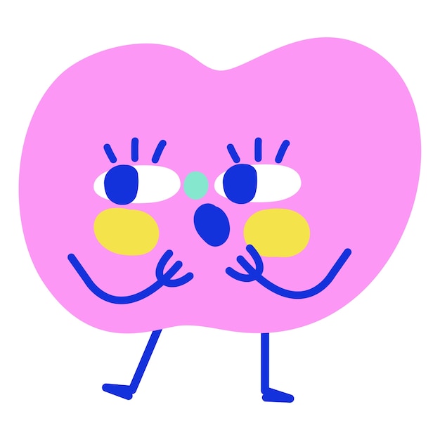 Diseño de iconos de personajes divertidos