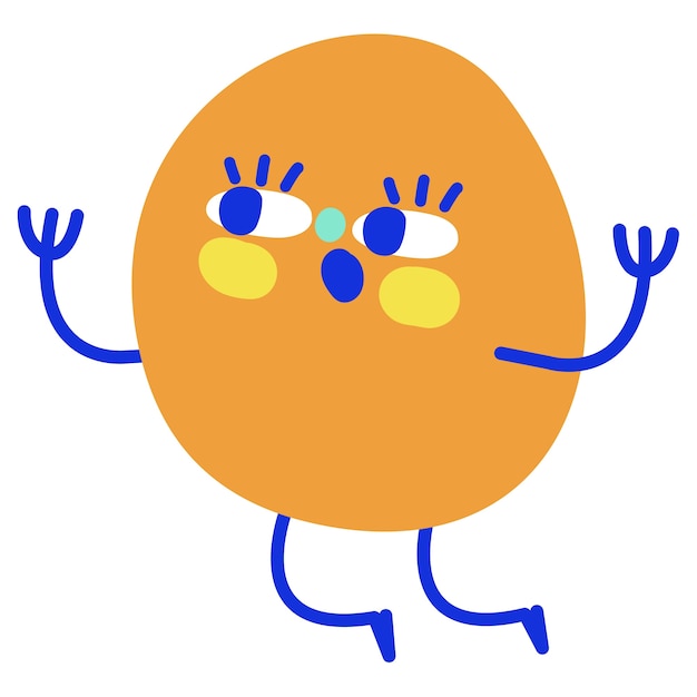 Diseño de iconos de personajes divertidos