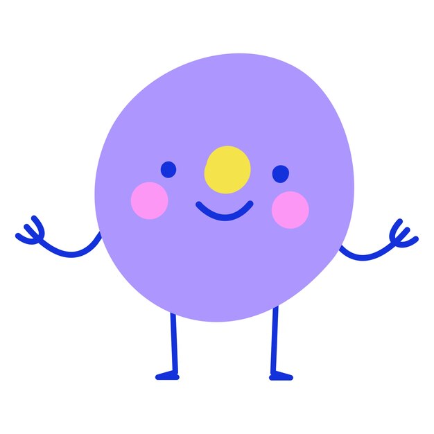 Diseño de iconos de personajes divertidos