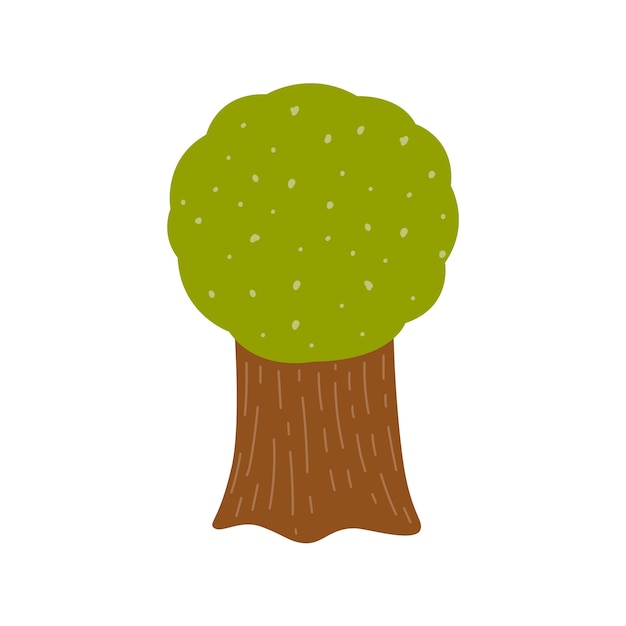 PSD gratuito diseño de ilustración de árbol