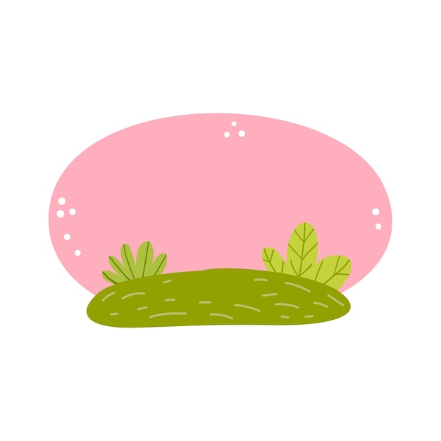 Diseño de ilustración de arbusto