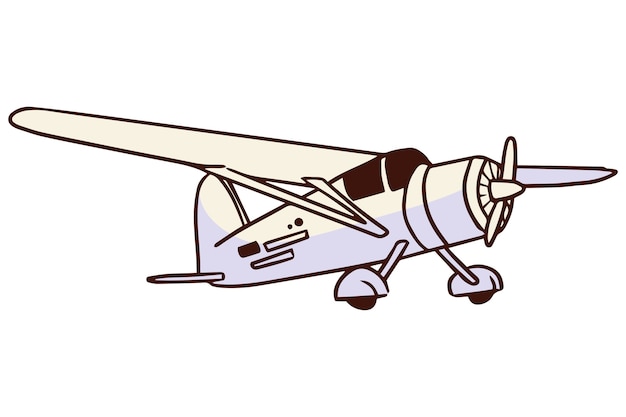Diseño de la ilustración del avión