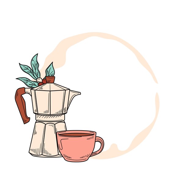Diseño de ilustraciones de bebidas