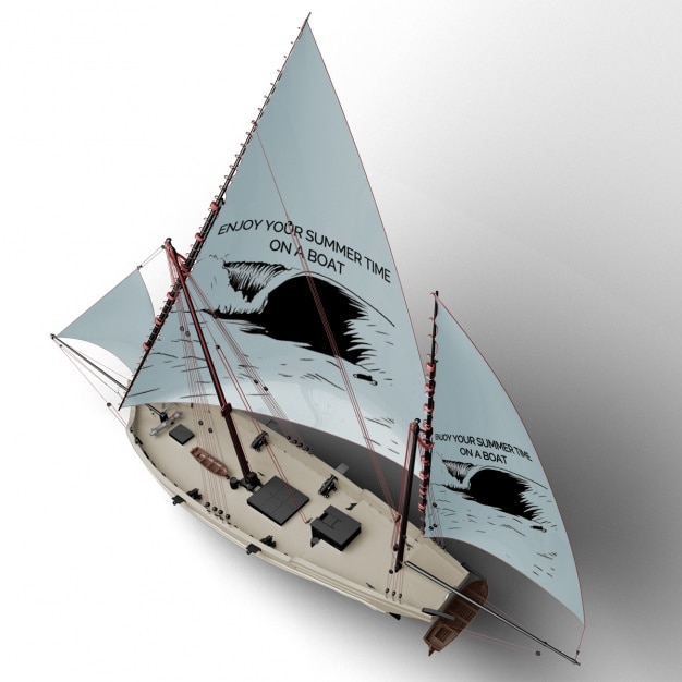 Diseño de mock up de barco