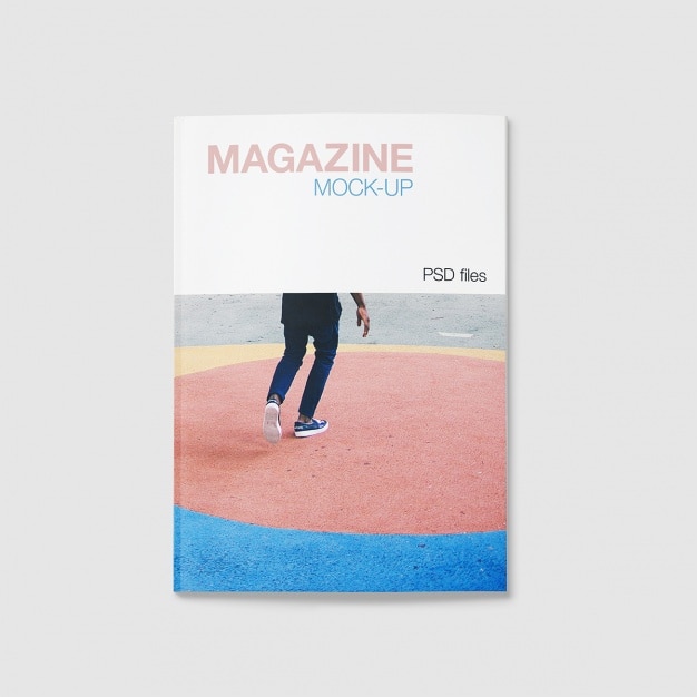 PSD gratuito diseño de mock up de revista