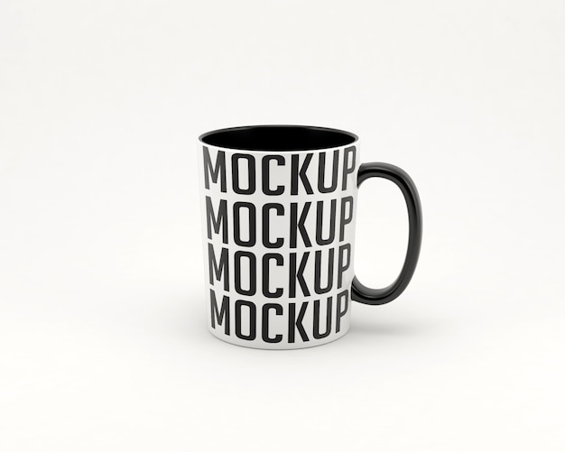 Diseño de mock up de taza