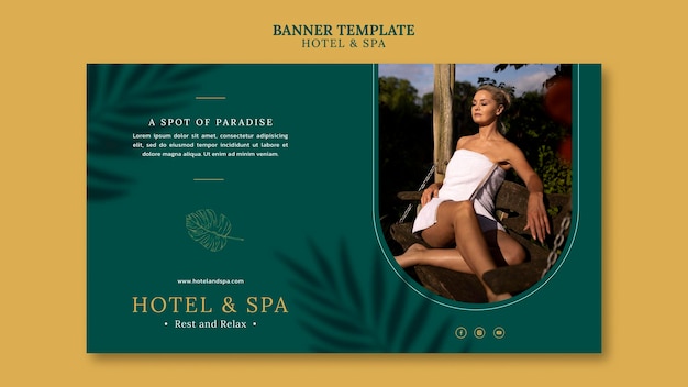 PSD gratuito diseño de plantilla de banner de alquiler de vacaciones de lujo