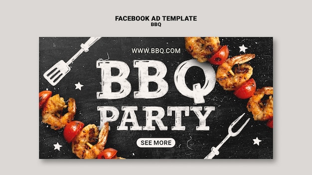 Diseño de plantilla de barbacoa