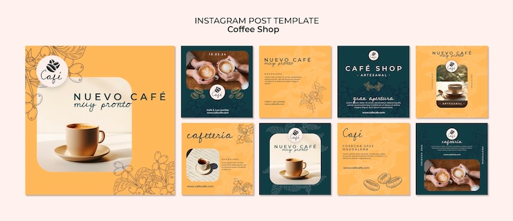 PSD gratuito diseño de plantilla de cafetería
