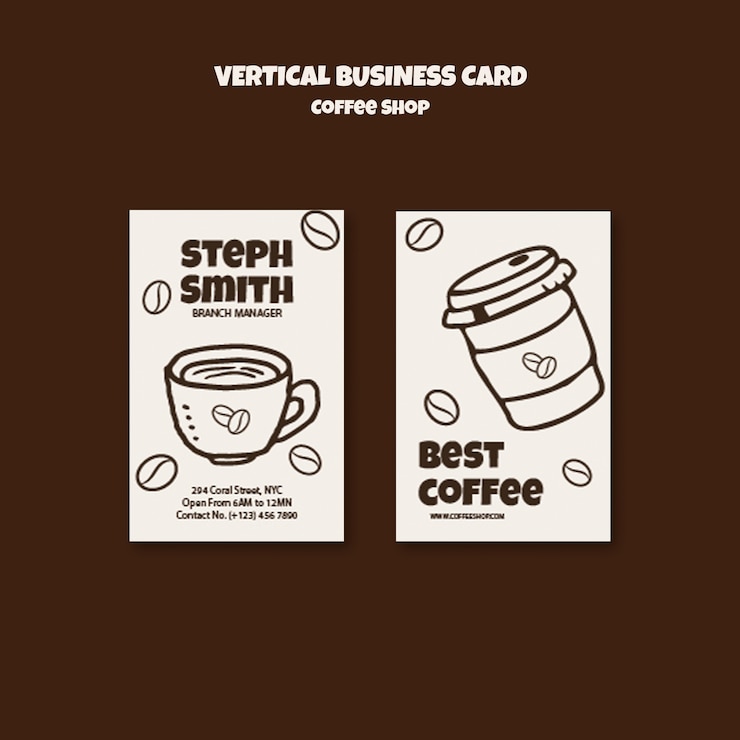 PSD gratuito diseño de plantilla de cafetería