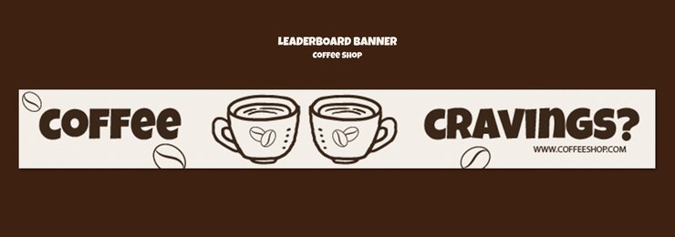 PSD gratuito diseño de plantilla de cafetería