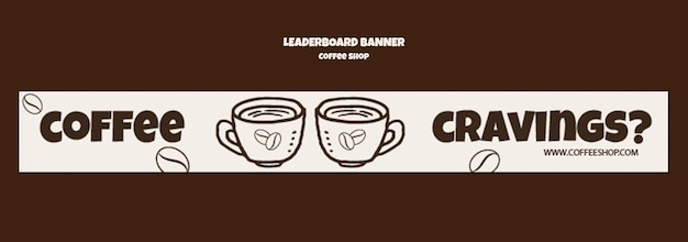 Diseño de plantilla de cafetería