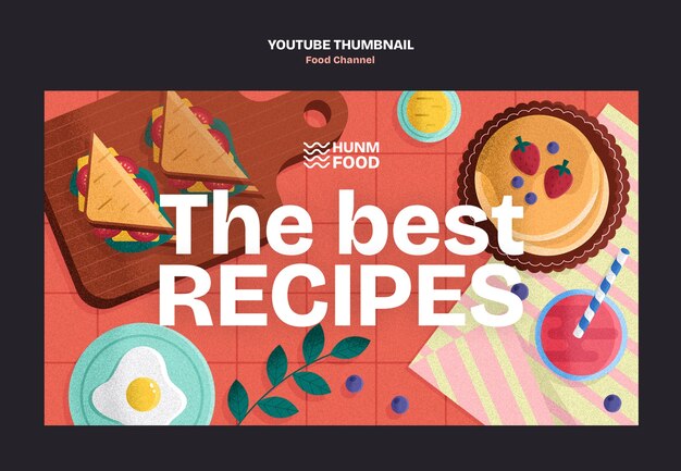 Diseño de la plantilla del canal de alimentos