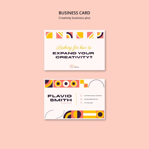 Diseño de plantilla creativa