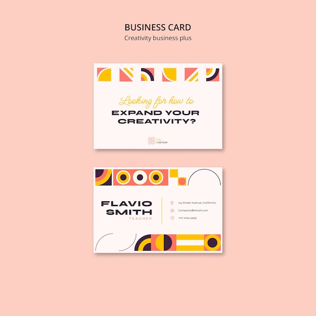 Diseño de plantilla creativa