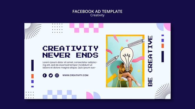 Diseño de plantilla de creatividad