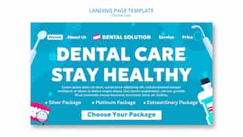 PSD gratuito diseño de plantilla de cuidado dental.