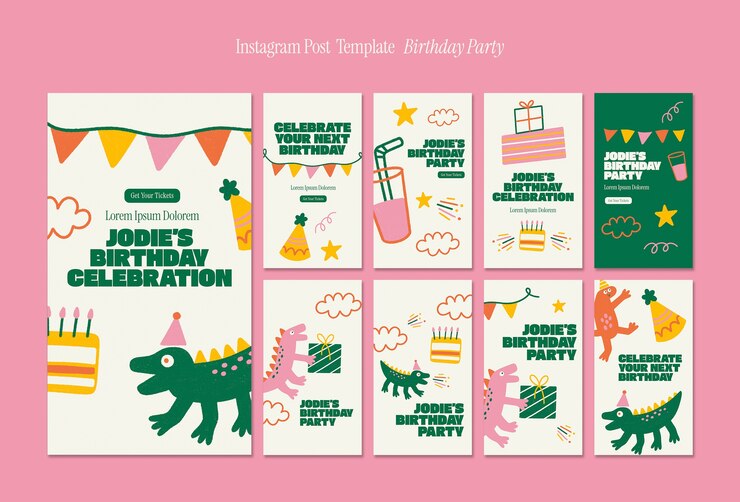 PSD gratuito diseño de plantilla de cumpleaños