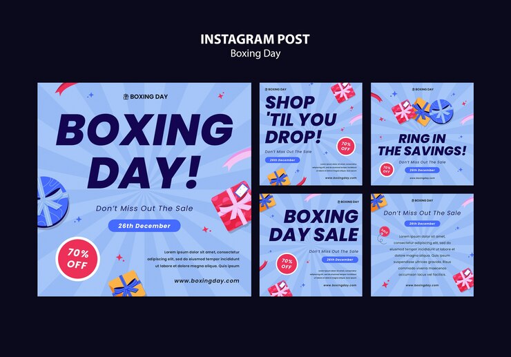PSD gratuito diseño de plantilla del día del boxeo