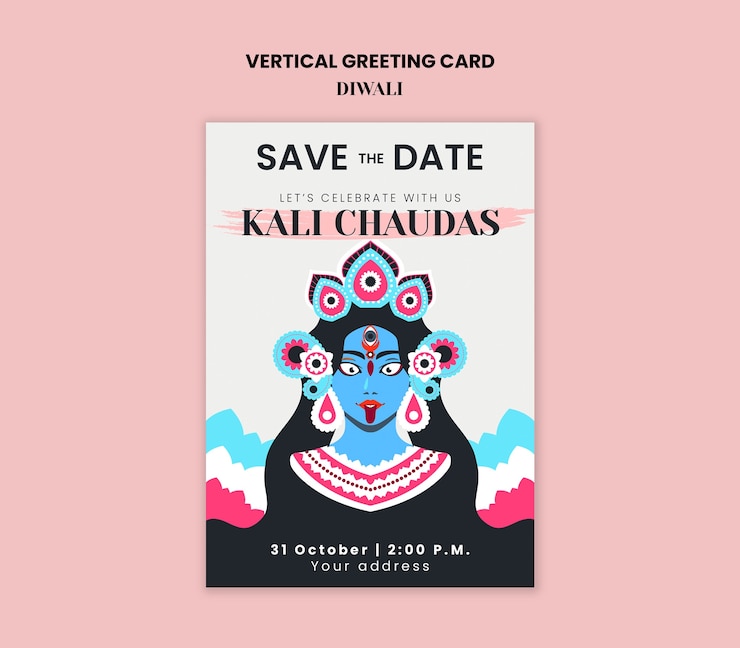 PSD gratuito diseño de plantilla de diwali