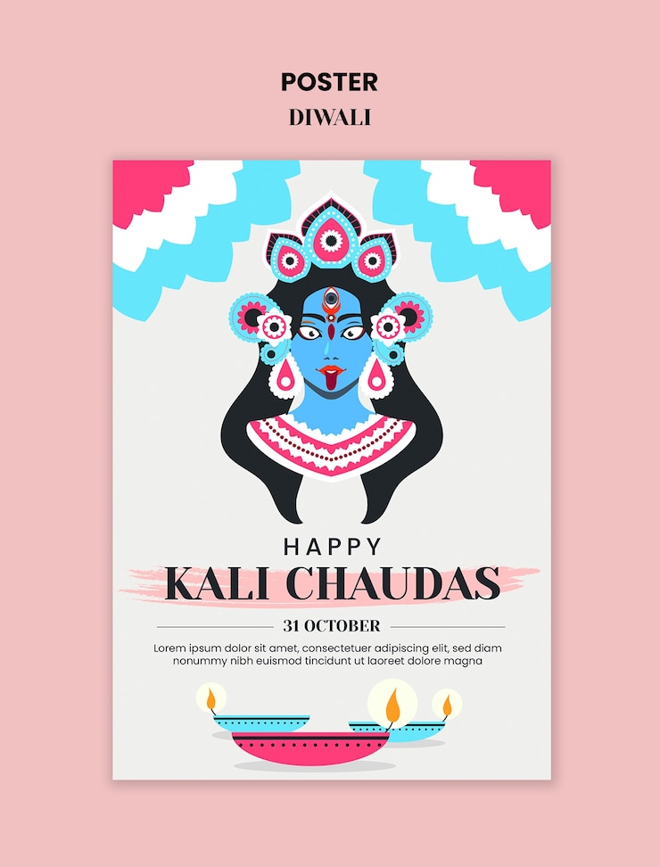 PSD gratuito diseño de plantilla de diwali