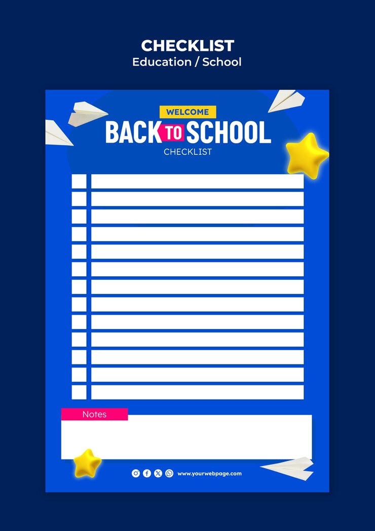 PSD gratuito diseño de plantilla de educación