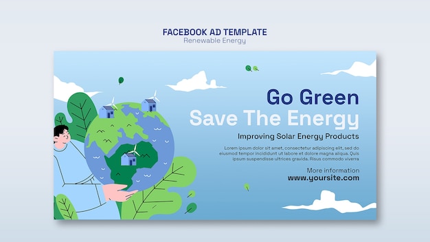 Diseño de la plantilla de energía renovable
