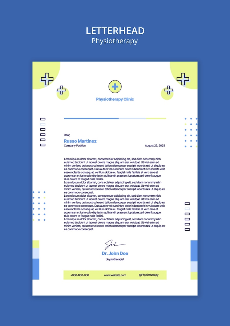 PSD gratuito diseño de la plantilla de fisioterapia