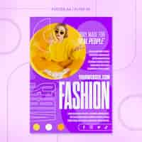 PSD gratuito diseño de plantilla de moda