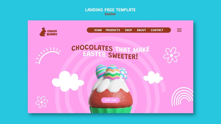 PSD gratuito diseño de plantilla de pascua