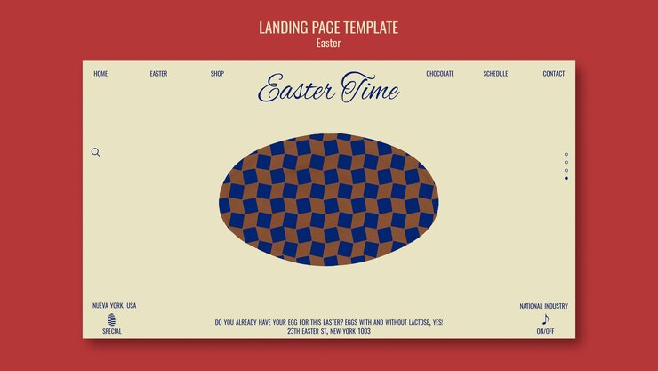 PSD gratuito diseño de plantilla de pascua