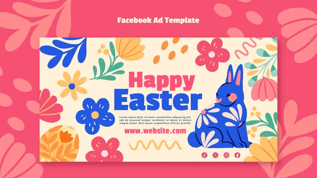 Diseño de plantilla de Pascua