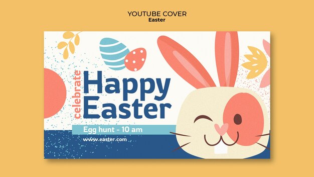 Diseño de plantilla de Pascua