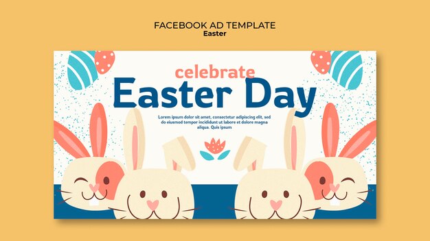 Diseño de plantilla de Pascua